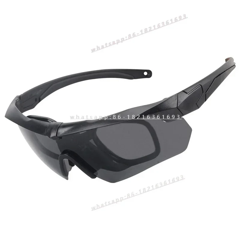 2006GOOD Anti-fog Glasses, Military Fans Anti-riot Outdoor Riding Polarized Wind Goggles