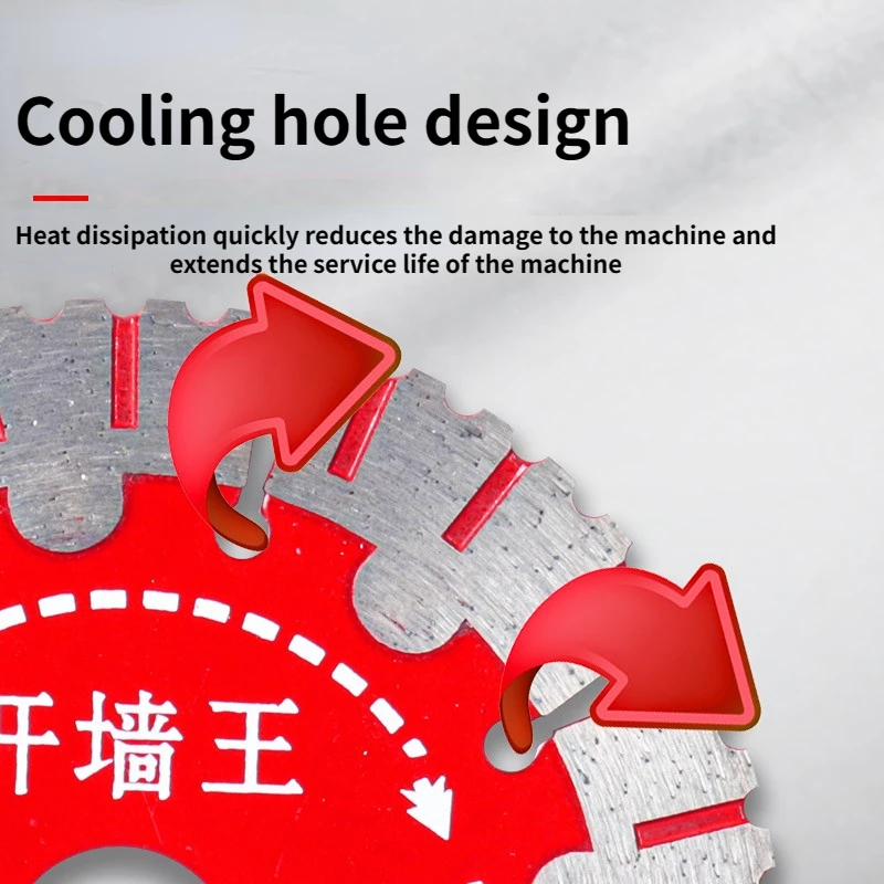 HILIXUN 121/125 stone tile cutting blade 133/156 concrete marble chip slotting machine diamond dry cutting saw blade