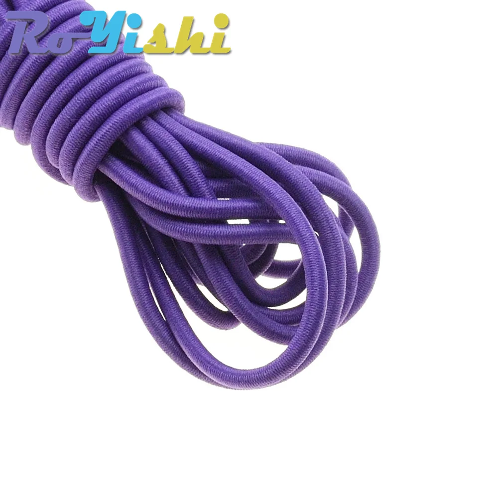 1 Yard Colorful Diameter 3mm Elastic Rope Bungee Shock Cord Stretch String for DIY Jewelry Making Outdoor Backage