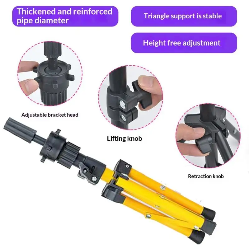 

Регулируемая подставка для тренировки укладки париков, прочный металлический штатив надежно фиксирует голову манекена для легкой укладки под любым углом