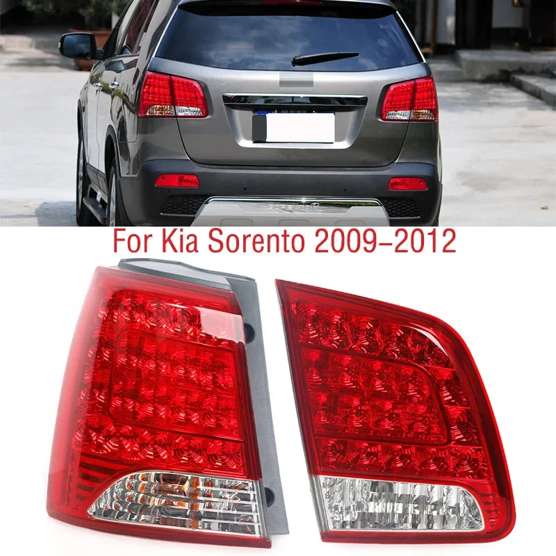 

Car Outer taillight Brake Light Tail Lamp For KIA sorento 2009 2010 2011 2012 Rear Reverse Brake Stop Lamp Rear Bumper Lights