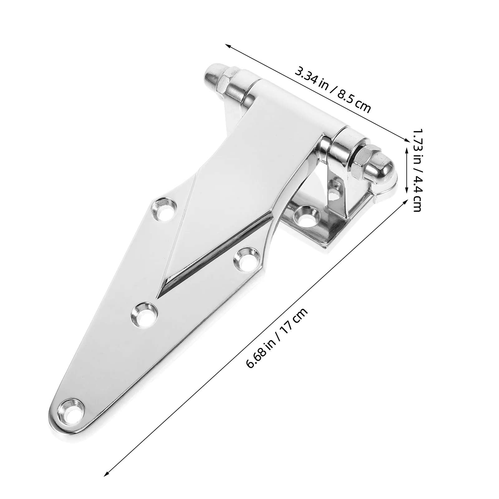 Zinc Alloy Freezer Door Hinge Replacement Compact Durable Industrial Oven Control Box Foldable Design Refrigeration House Hinges