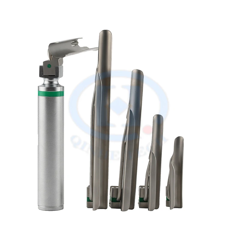 

Fiber optic laryngoscopes 5 PCS Stainless Steel Blades Veterinary Fiberoptic laryngoscope Pet Anesthesia Laryngoscpe