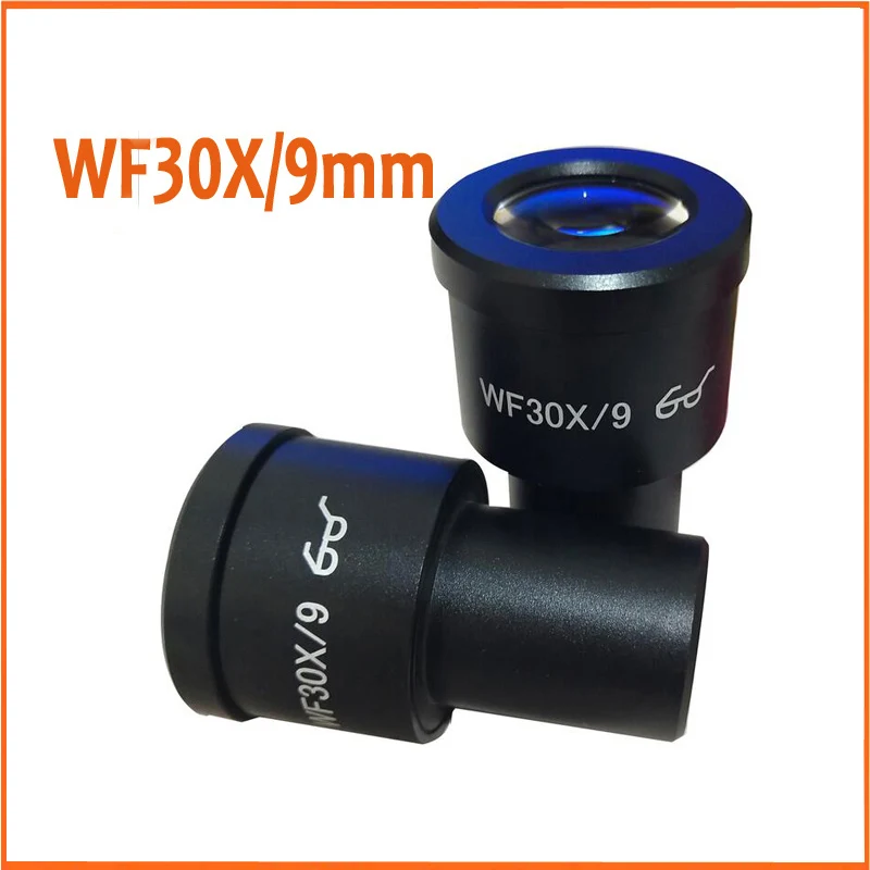 WF30X 9mm High EyePoint Lab Medical Educational Biological 30X Eyepiece Lens for Bi-microscope Microscope 23.2mm