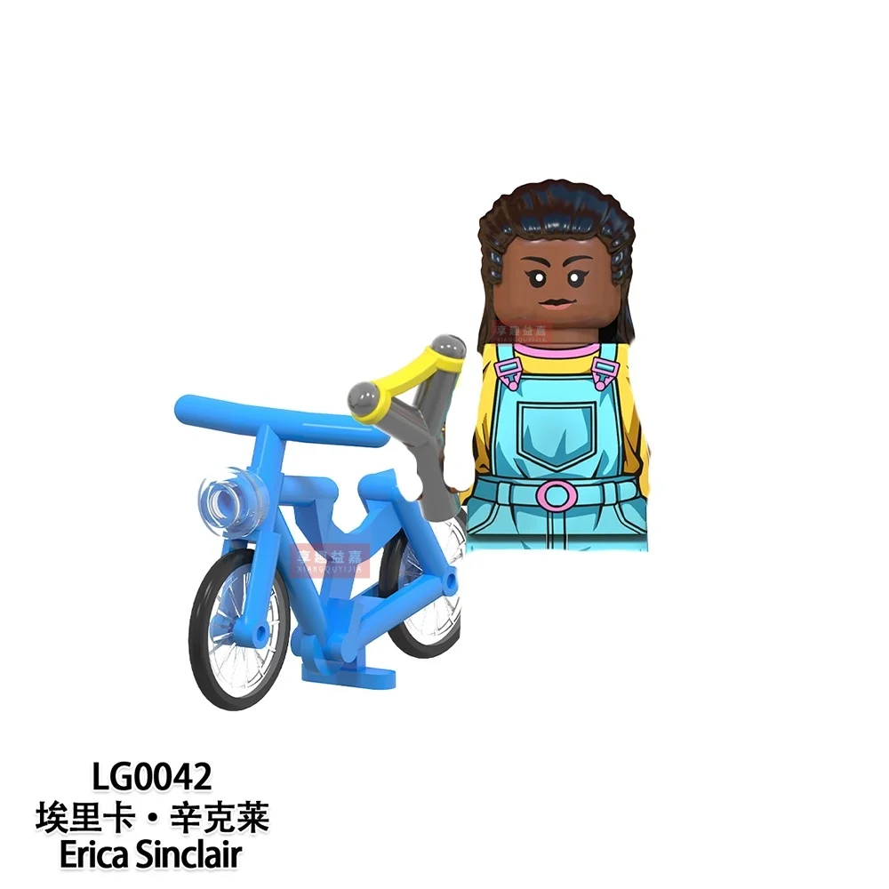 악몽같은 영화 업사이드 다운 더스틴 마이크 루카스 윌 일레븐 모델 빌딩 블록 어린이를 위한 액션 피규어 장난감