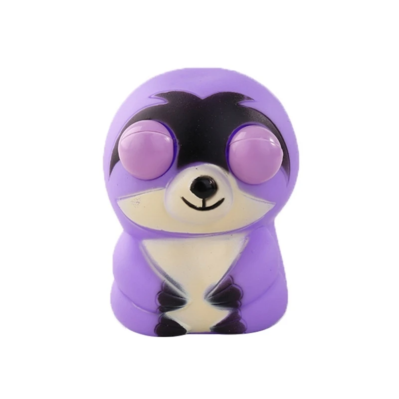 Cartoon Sloths Shape  Popping Eyes Fidgets Toy  Anti-Stress Toy Stress Relief New Year Toy Kids Gifts 066B