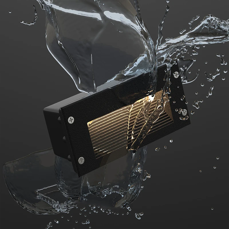 Lampada da parete per passerella esterna Lampada da incasso in alluminio con diodo luminescente e illuminazione per scale