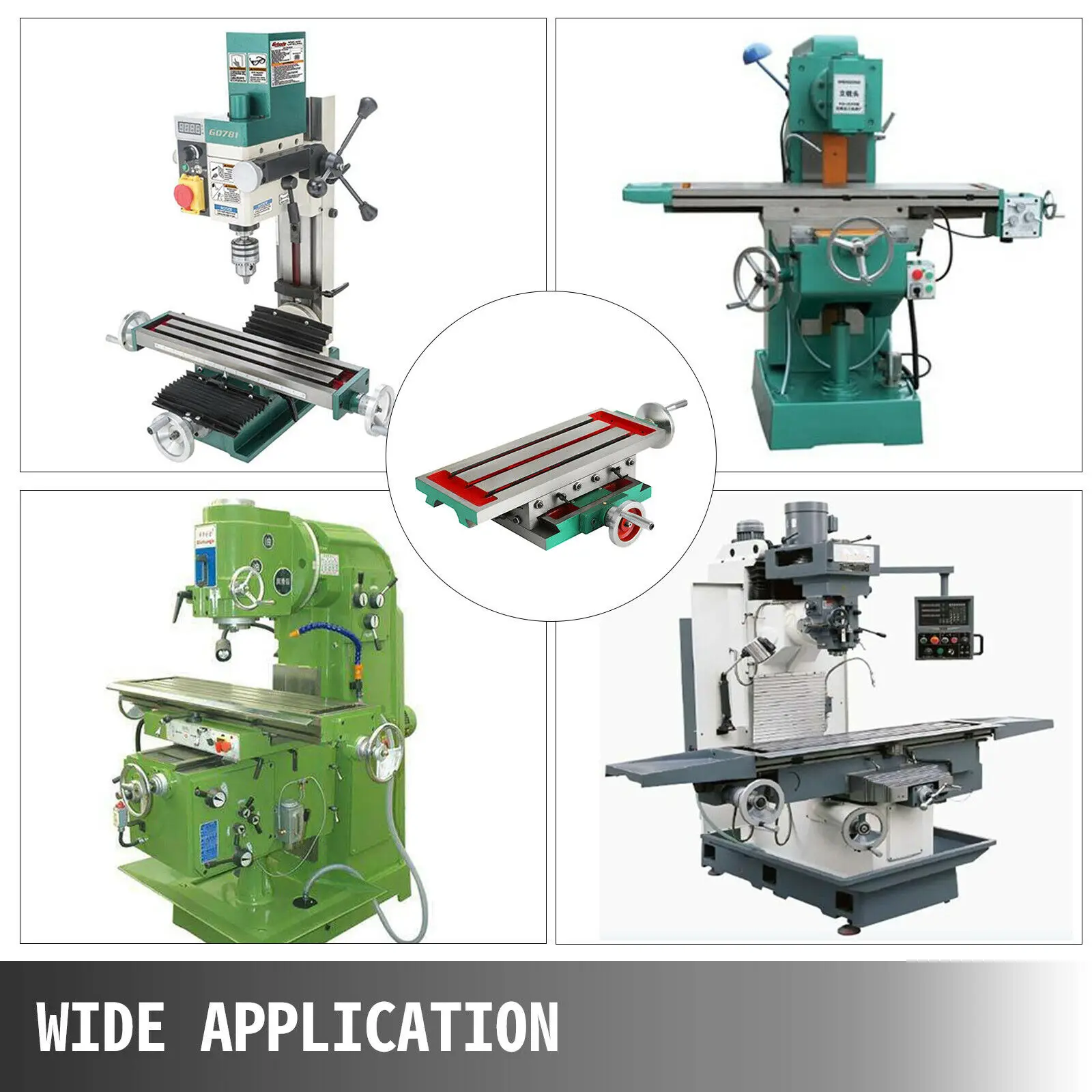 Milling Machine Worktable 450mm x 170mm Milling Support Table Work Table Cross Workbench Machine  For Precise Drilling