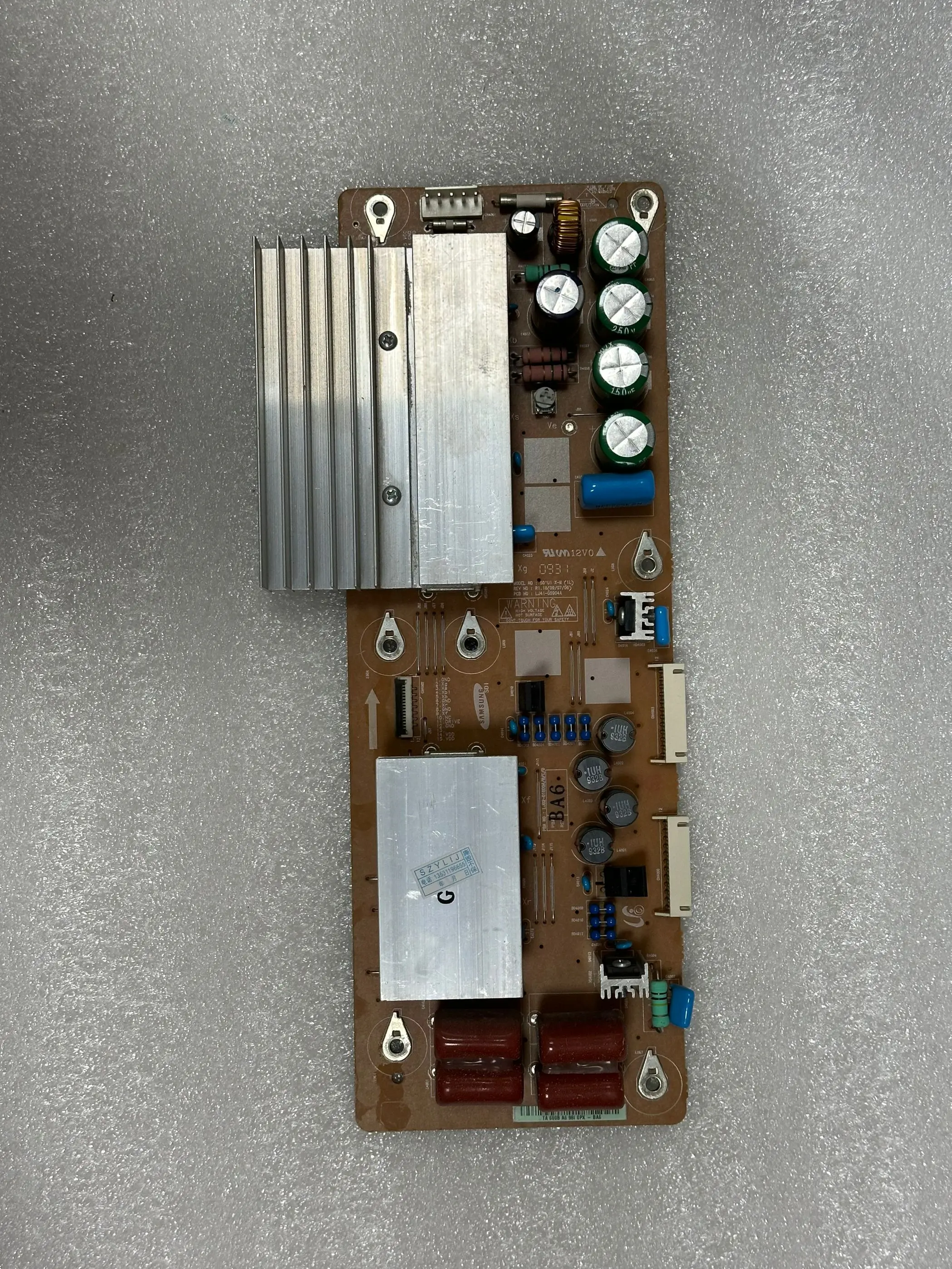 LJ41-05904A-Placa-Basis Original LJ92-01600A, für PN50A450P1, PN50A460S4, PN50B430P2, PN50B450B1, PS50B451B2, S50HW-YD11 de 50"