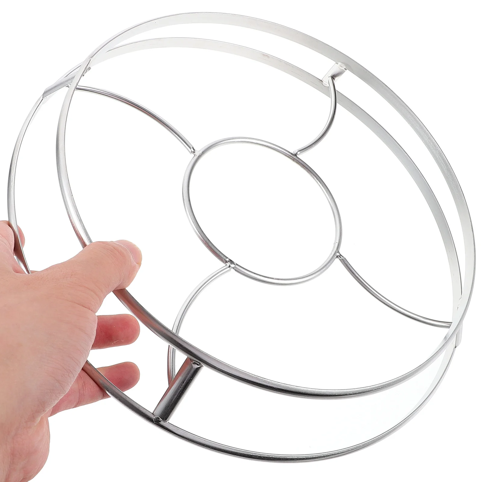 

Stainless Steel Multi-Function Pot Rack Reusable Wok Stand Insulates Food Protects Table Suitable for Various Occasions