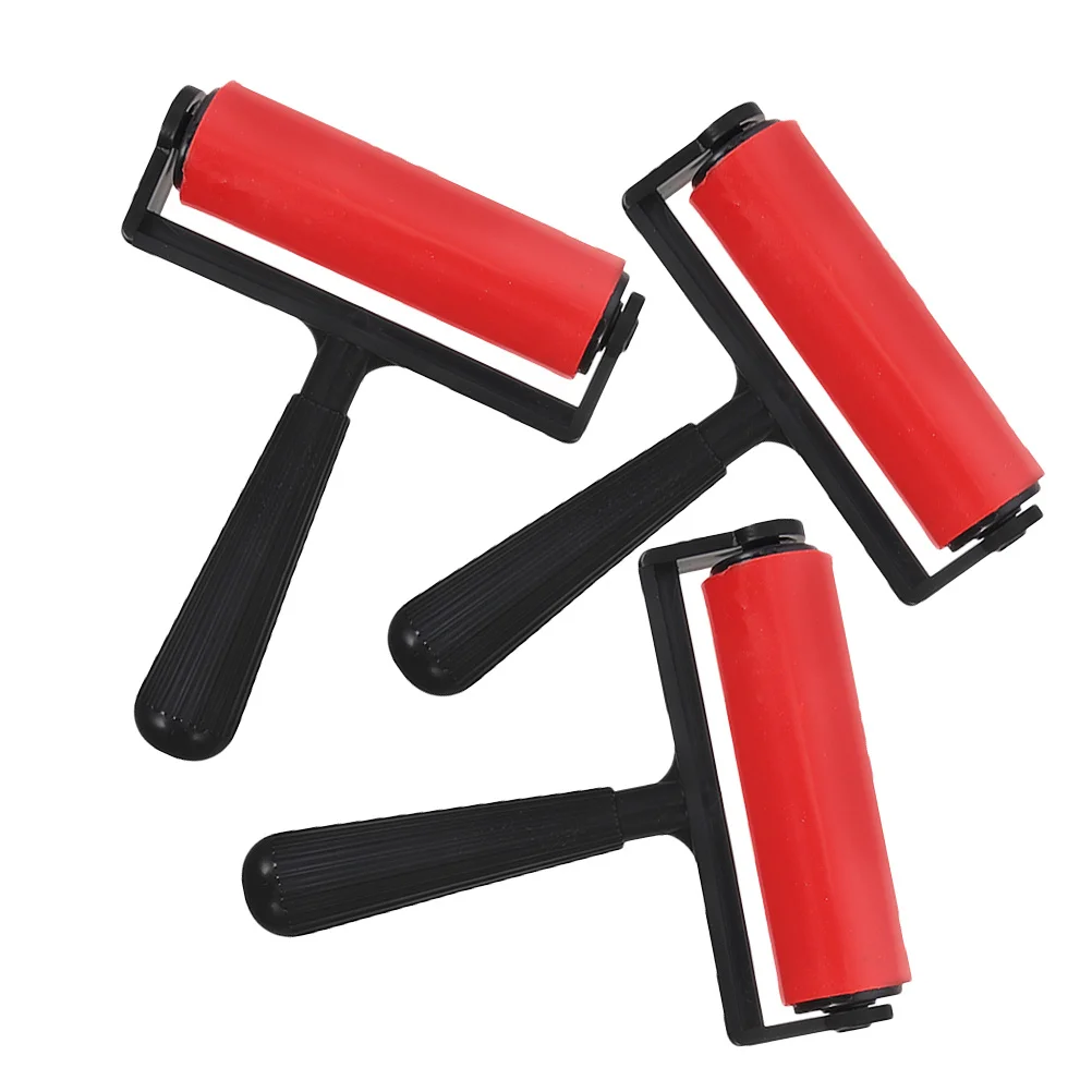 3 قطعة بكرات بلاستيكية لصنع الطباعة ختم الحرفية لتقوم بها بنفسك سكرابوكينغ النفط اللوحة استبدال بكرة حبر متعددة الوظائف #5