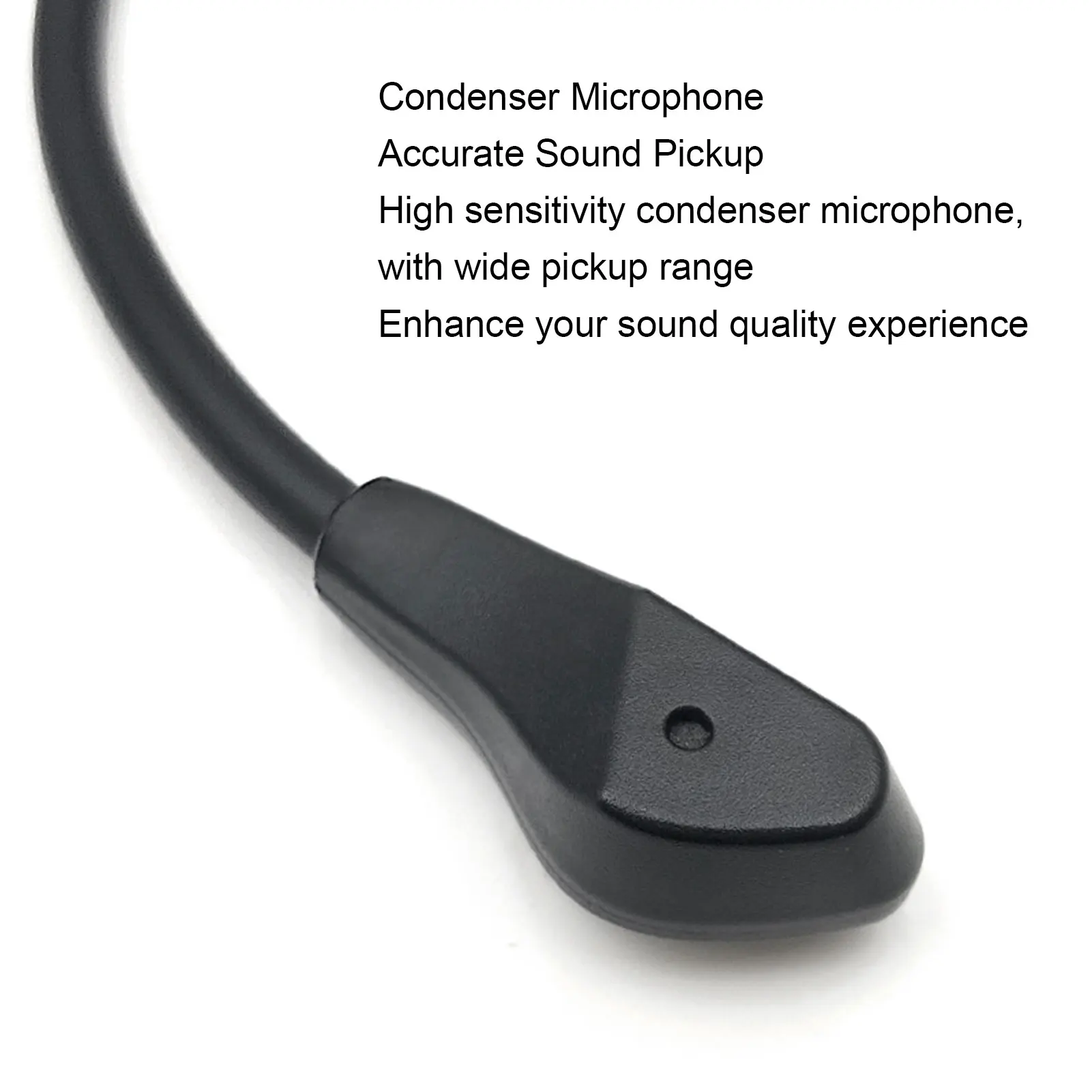 3.5mm Detachable Microphone Microphone Replacement for ROG Delta S Gaming Headset Noise Reduction 3.5mm Detachable Game Mic