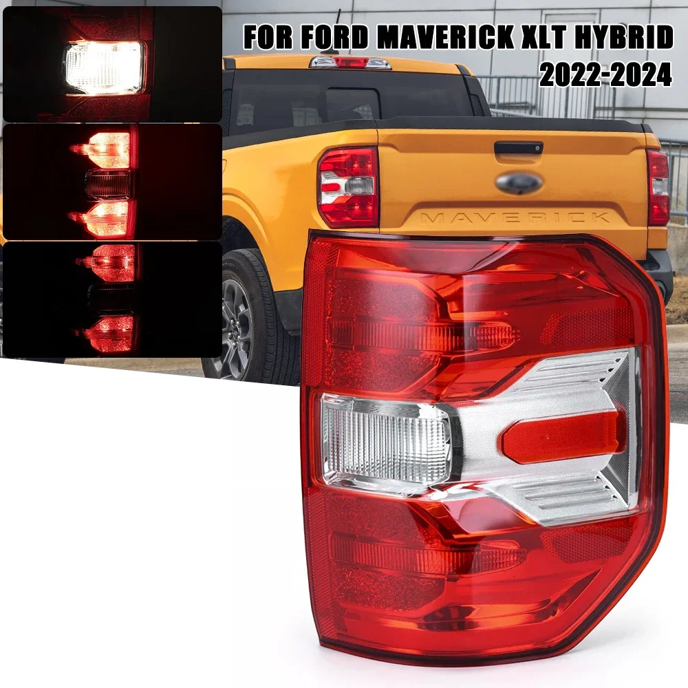Tail Light Assembly for Ford Maverick XLT 2022-2024 Rear Brake Lamp Direct Replacement