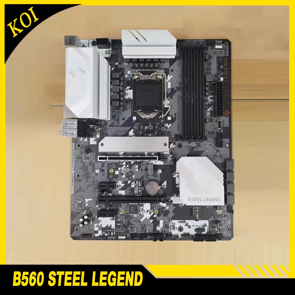 B560 STEEL LEGEND For ASROCK DDR4 Motherboard LGA 1200  PCI-E 4.0 M.2 USB3.2 HDMI