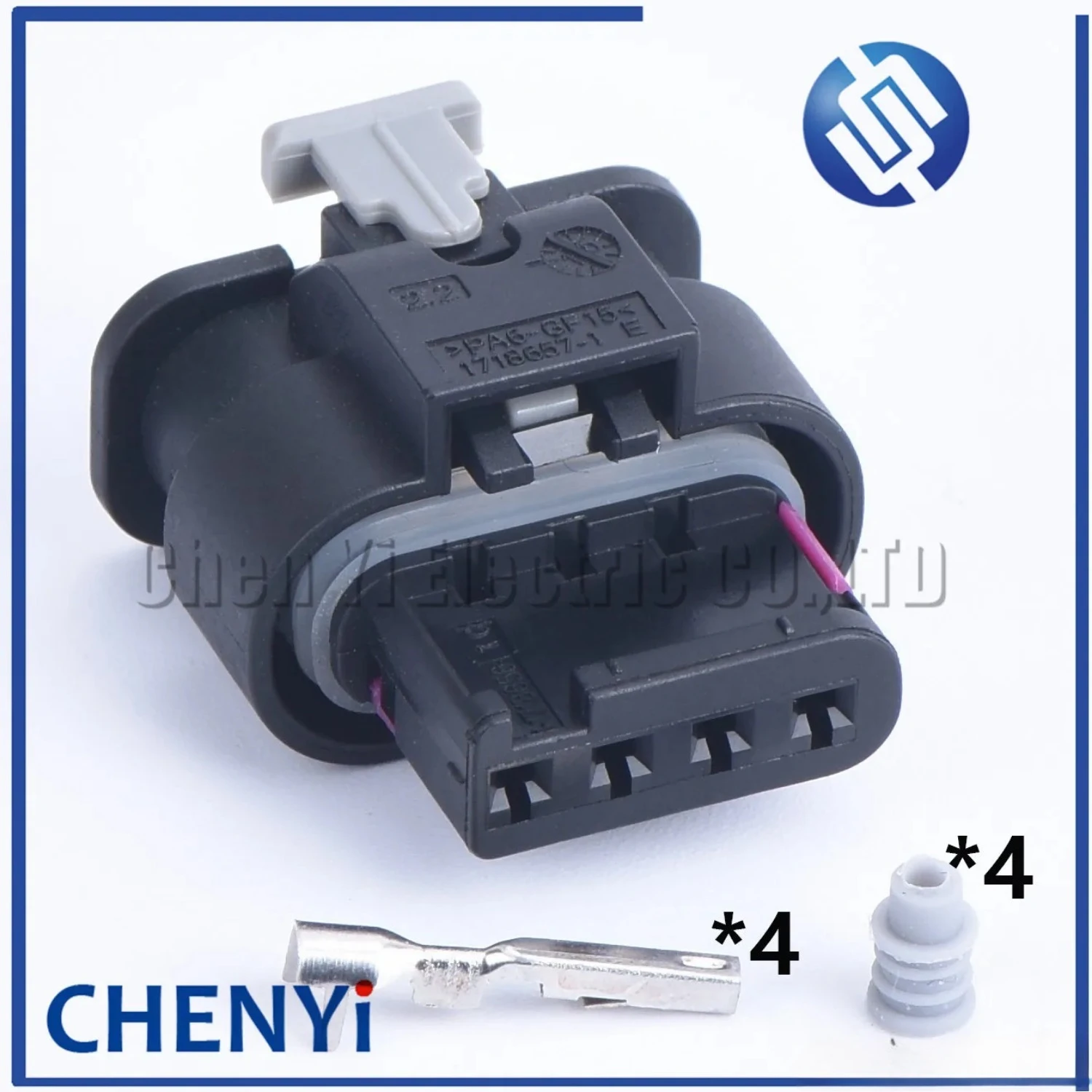 2 set 2/3/4/5/6 Pin Auto female sensor wire connector Reversing Radar Plug 1718653-1 1-1924067-4 1-1718806-1 4F0973706