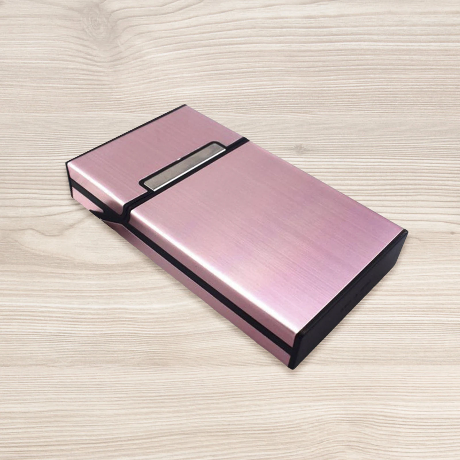 Ultra Thin Solid Color Cigarette Case Pocket Size Large Capacity Cigarette Case for Home & Business Occasions