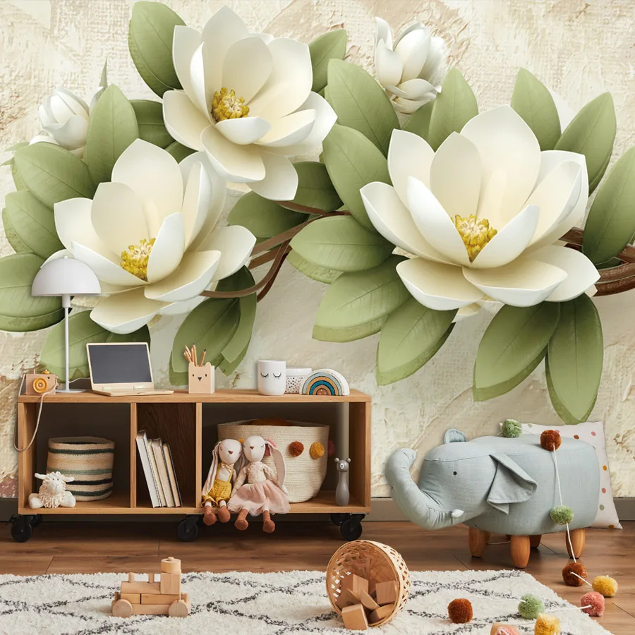 Custom Peel and Stick Wallpapers Accept for Bedroom Walls Lotus Flower Brick TV Wall Papers Home Decor Contact Paper Mural Print