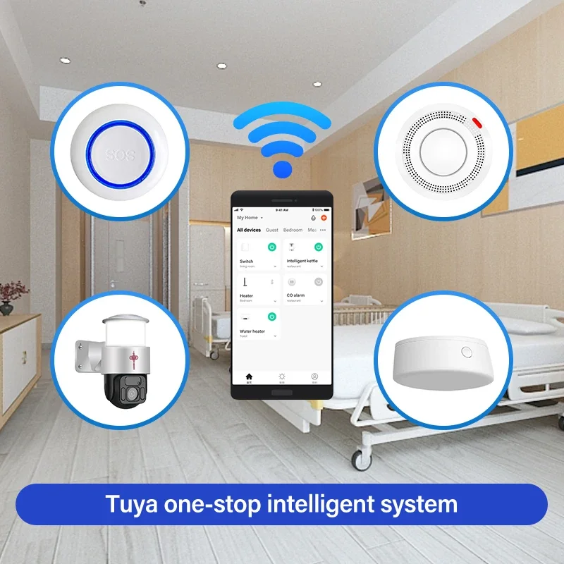 Deluxe Ward whole house security access control intelligent solution Ward intelligent APP control protection system OEM