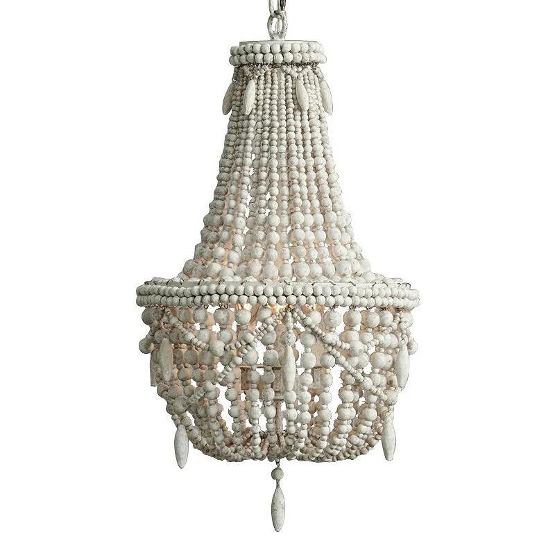 

Creative American country, French pastoral wooden beads, chandeliers, living rooms, dining rooms, bedrooms, stairwells, cloakroo