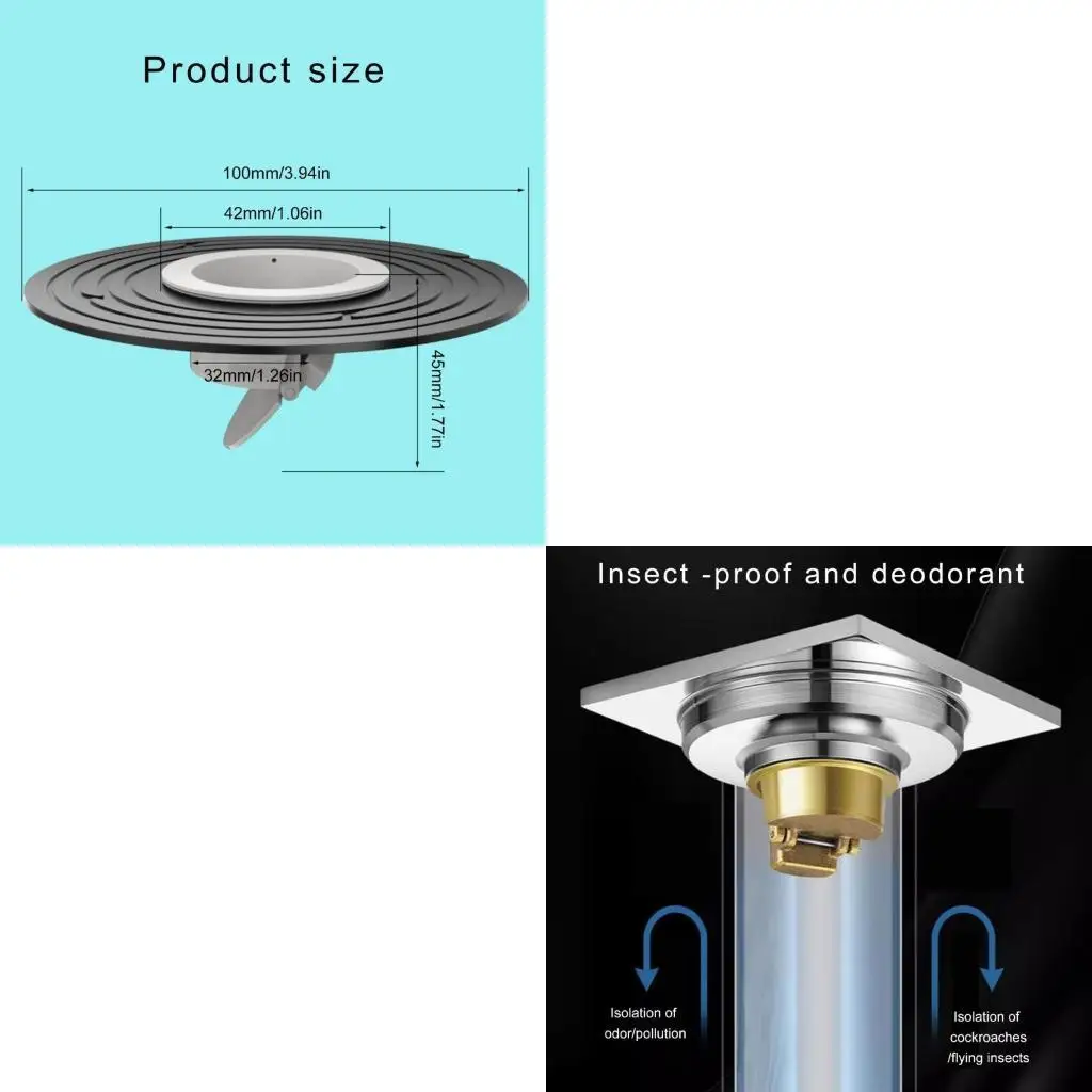 

652f раствор для дренажа в ванной комнате с быстрым дренажным и обратным охранником санитарного дренажного фильтра простая для
