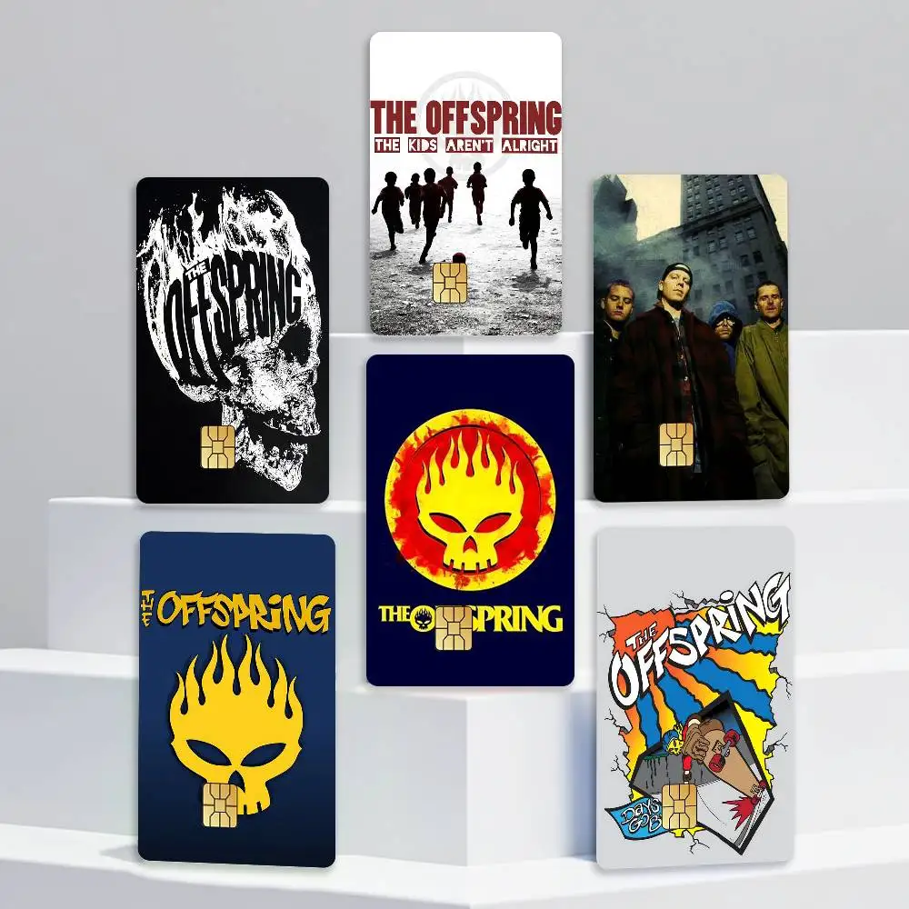 Skate-Punk Band The O-Offspring Card Stickers for Bank Access Protective Waterproof Film Cover Sticker Gift