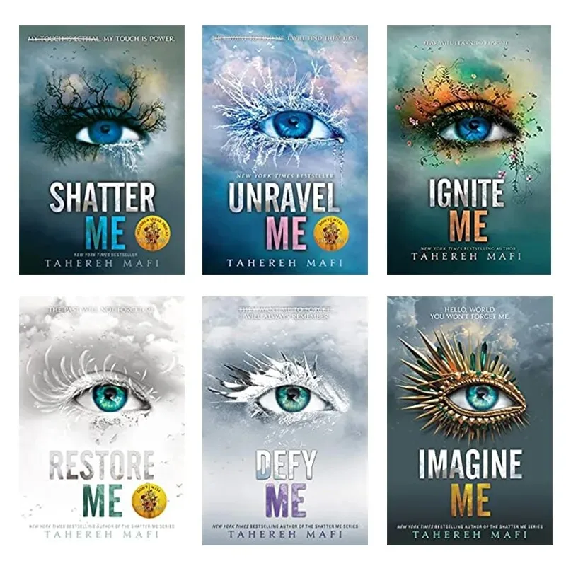 6 Books Shatter Me Series: Shatter Me/destroy Me/defy Me/belive Me/find Me/ignie Me/imagine Me/unravel Me/restore Me Enlish Book