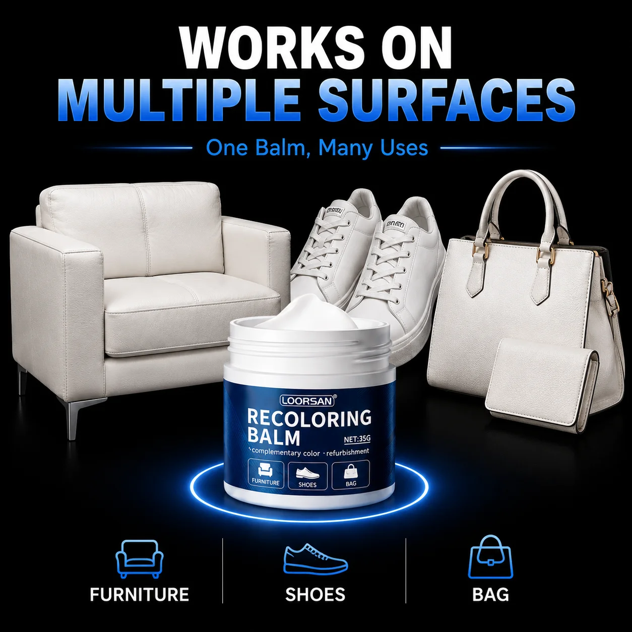 Shoe Color Restorer Cream White Sneaker Repair Balm Scuff Scratch Cover Leather Edge Renewal Polish For Shoes Handbags