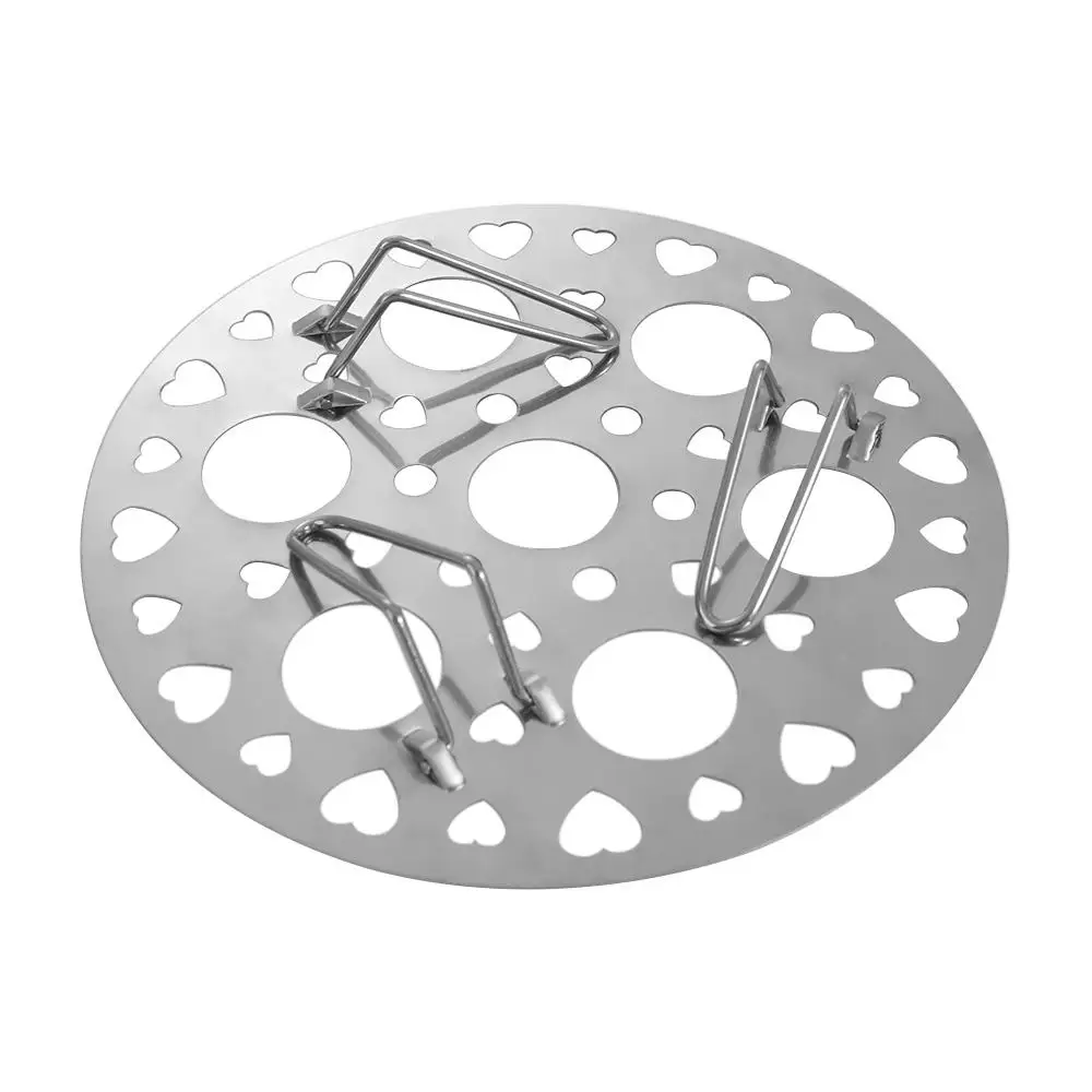 

Stainless Steel Steamed Egg Rack High Foot Multifunctional Egg Steamer Durable Universal Steamer Basket Household