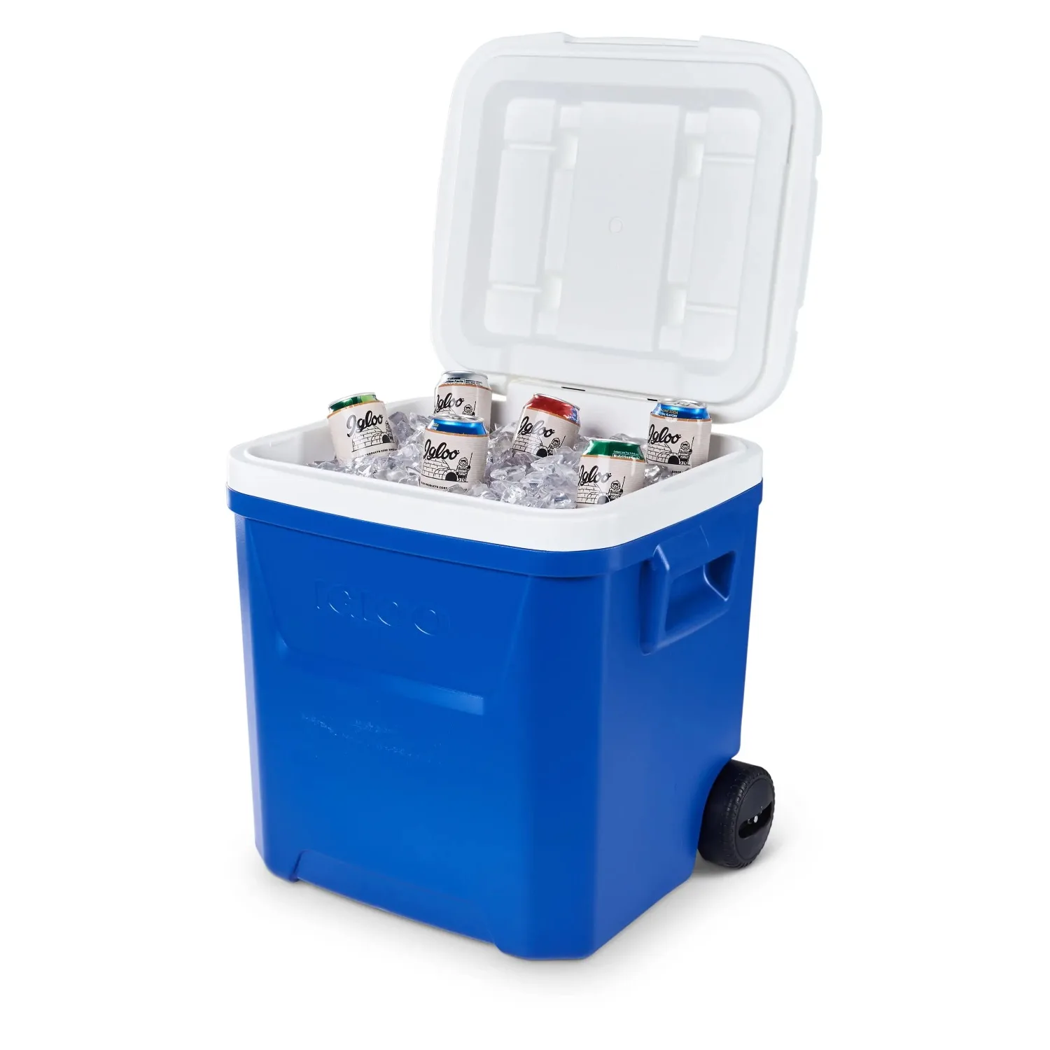 Imagem -02 - Laguna Ice Chest Cooler com Rodas Mini Refrigerador Usb Igloo Azul 60 qt