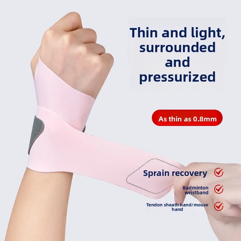 Thin Sports Wrist Brace Tendonitis Support Gym Fitness Badminton Wrist Wrap for Joint Pain Relief Injury Prevention