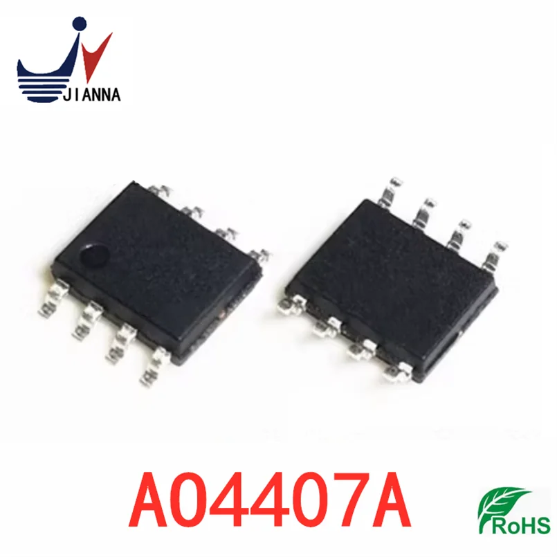 Original AO4407A A04407A SOP-8 MOS tubo remendo poder MOSFET regulado transistor