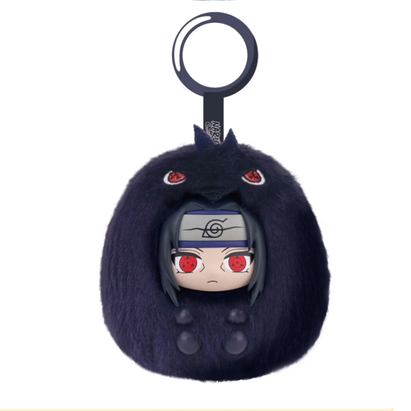 New Original Naruto Figure Keychain Series Stuffed Plush Shippuden Party Handmade Ornament Toy Naruto Blind box Collection Gift