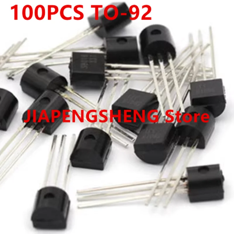 BC558  BC558B transistor TO-92 in-line triode brand new (100PCS)