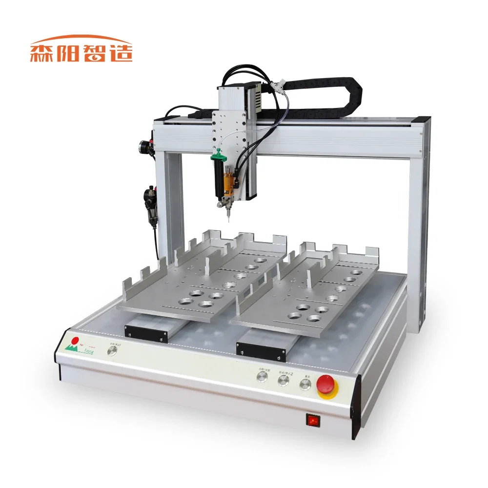 electronic products machinery Fully automatic three-axis dual axis automatic glue dispenser machine