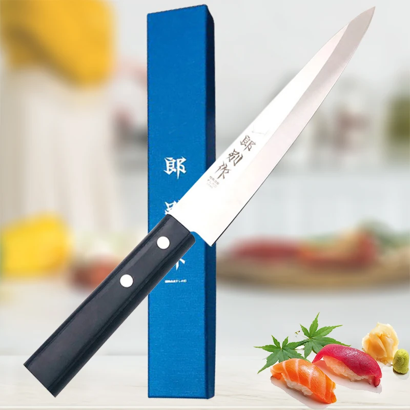 Küche Sushi Messer Sashimi Lachs Schneide messer High Carbon Edelstahl Kochmesser Ausbein Messer Koch werkzeug