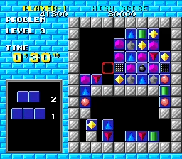 HU-CARD เครื่องยนต์พีซี16บิต: puzznic (เวอร์ชั่นญี่ปุ่น!!)