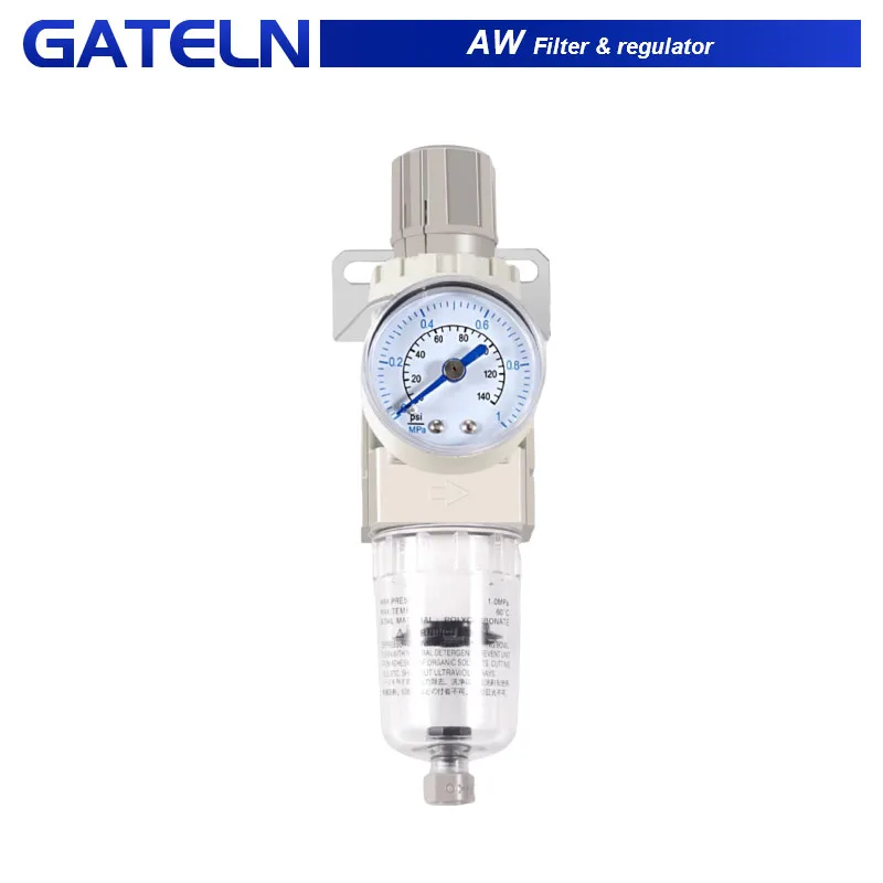 AW10/20/30/40 Air source oil-water separator air filter with pressure regulating valve filter pressure reducing valve