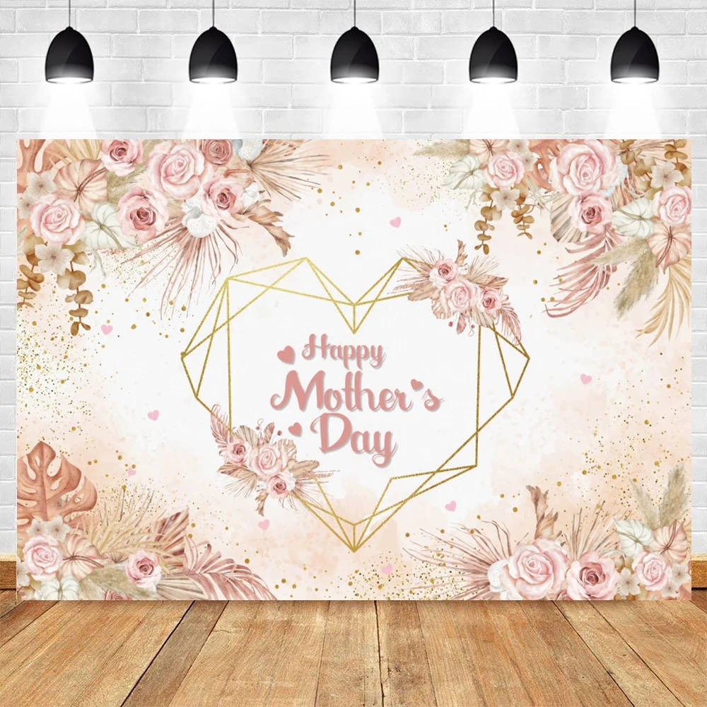 خلفية تصوير لعيد الأم السعيد، زهرة الحب، قلب الفراشة، أفضل أمي على الإطلاق، هدية لحفلات أعياد الميلاد، خلفية استوديو الصور