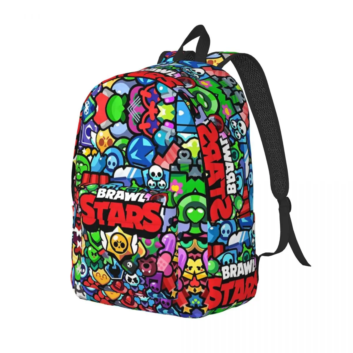 Mochila con logotipo de juego Brawled de Anime, mochilas de ocio para mujer, mochilas ligeras para escuela secundaria, mochila de alta calidad