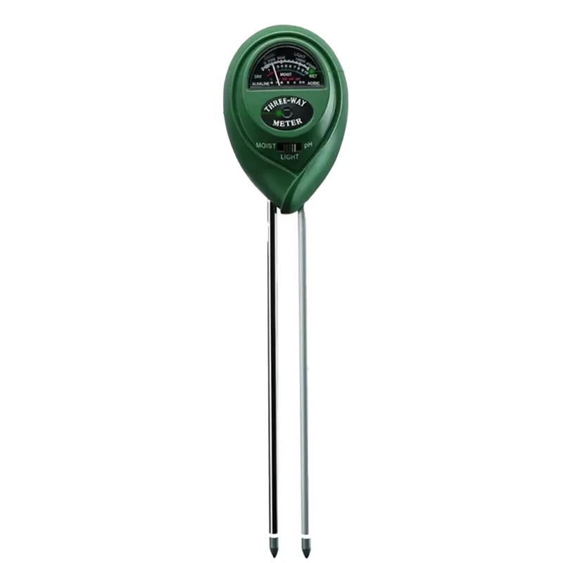2024 NEW 3 In1 Moisture Sunlight PH Meter Soil Water Acidity Humidity Light PH Test Garden Plants Flowers Moist Tester