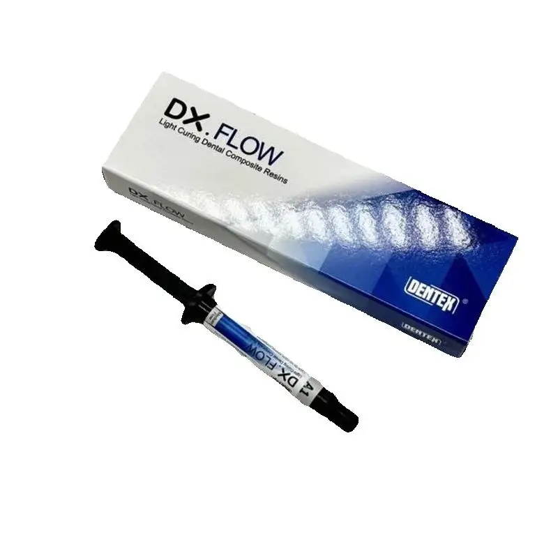 Dental Fluid Resin DX.FLOW Composite Medium Flow A1 A2 Light Curing Dental Composite Resin Oral Dentist