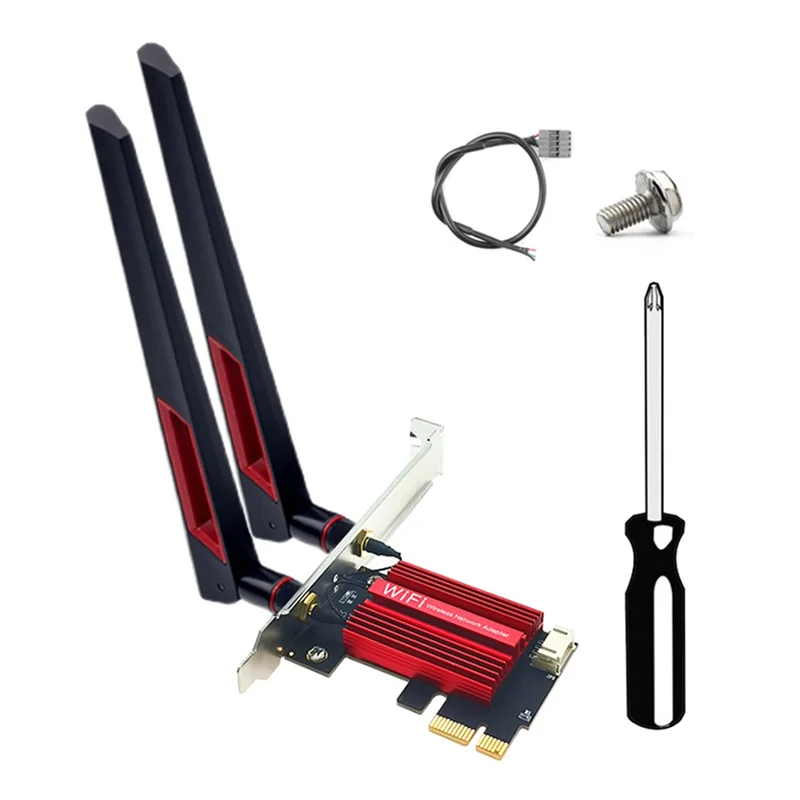 

Well Made-MT7925 Wi-Fi 7 PCI-E Карта адаптера 5374 Мбит/с Трехдиапазонный 2,4G/5G/6Ghz BT5.3 Настольный беспроводной сетевой адаптер для Win11/10