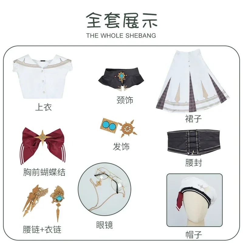 بدلة أنيمي Aia Amare Vtuber Nijisanji ILUNA زي جميل زي تنكري لحفلة الهالوين زي لعب الأدوار MN3