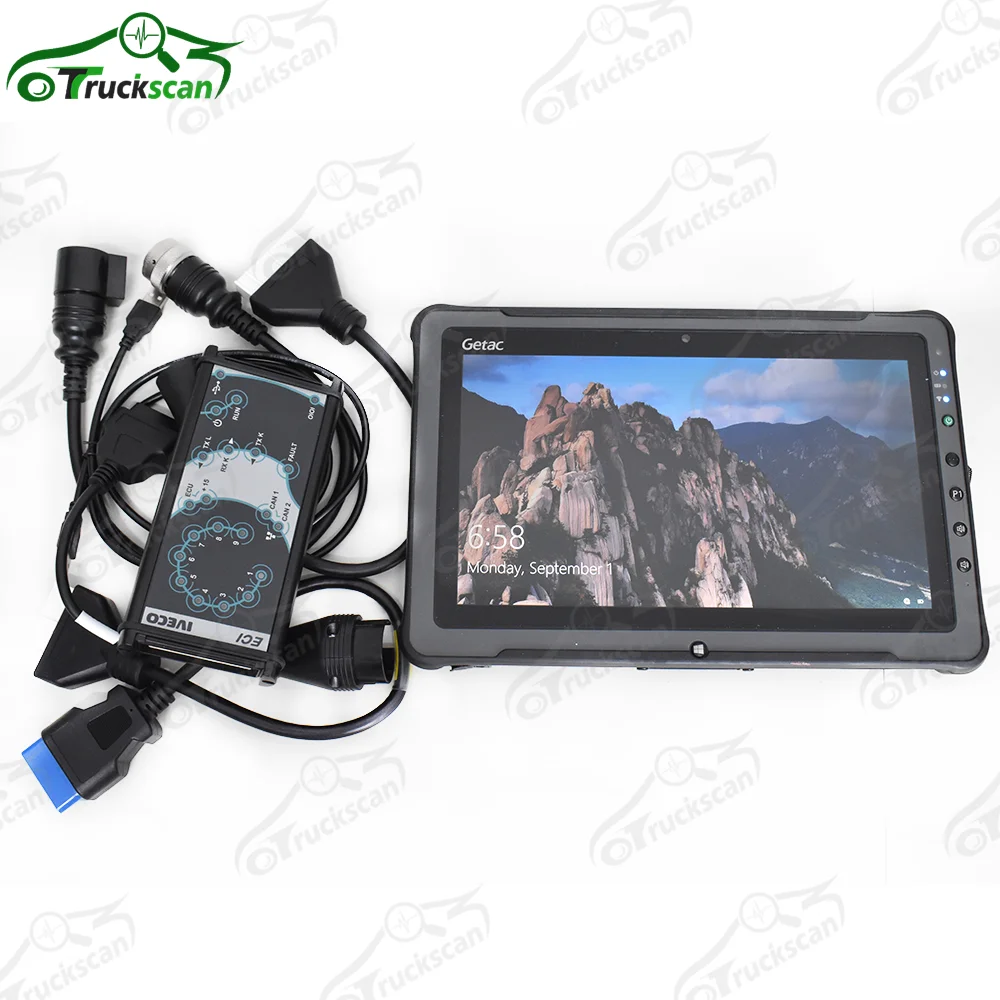 for IVECO TRUCK euro5 euro6 diagnostic tool with software and F110Tablet
