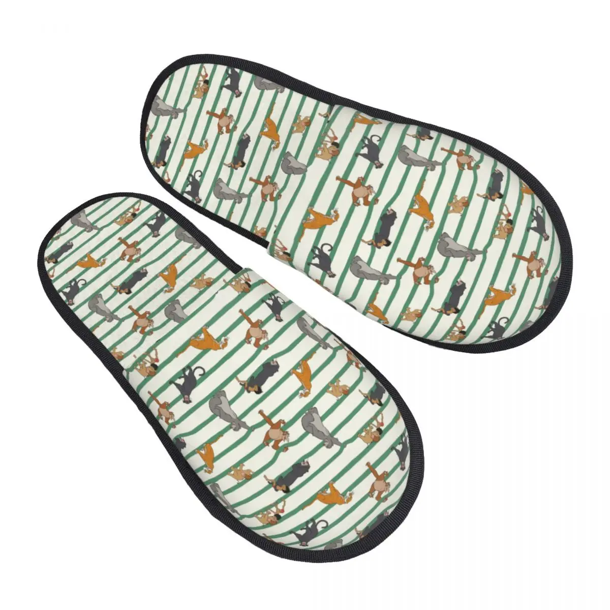 

Custom Print Women The Jungle Book Cartoon House Slippers Cozy Warm Memory Foam Fluffy Slipper Indoor Outdoor Shoes