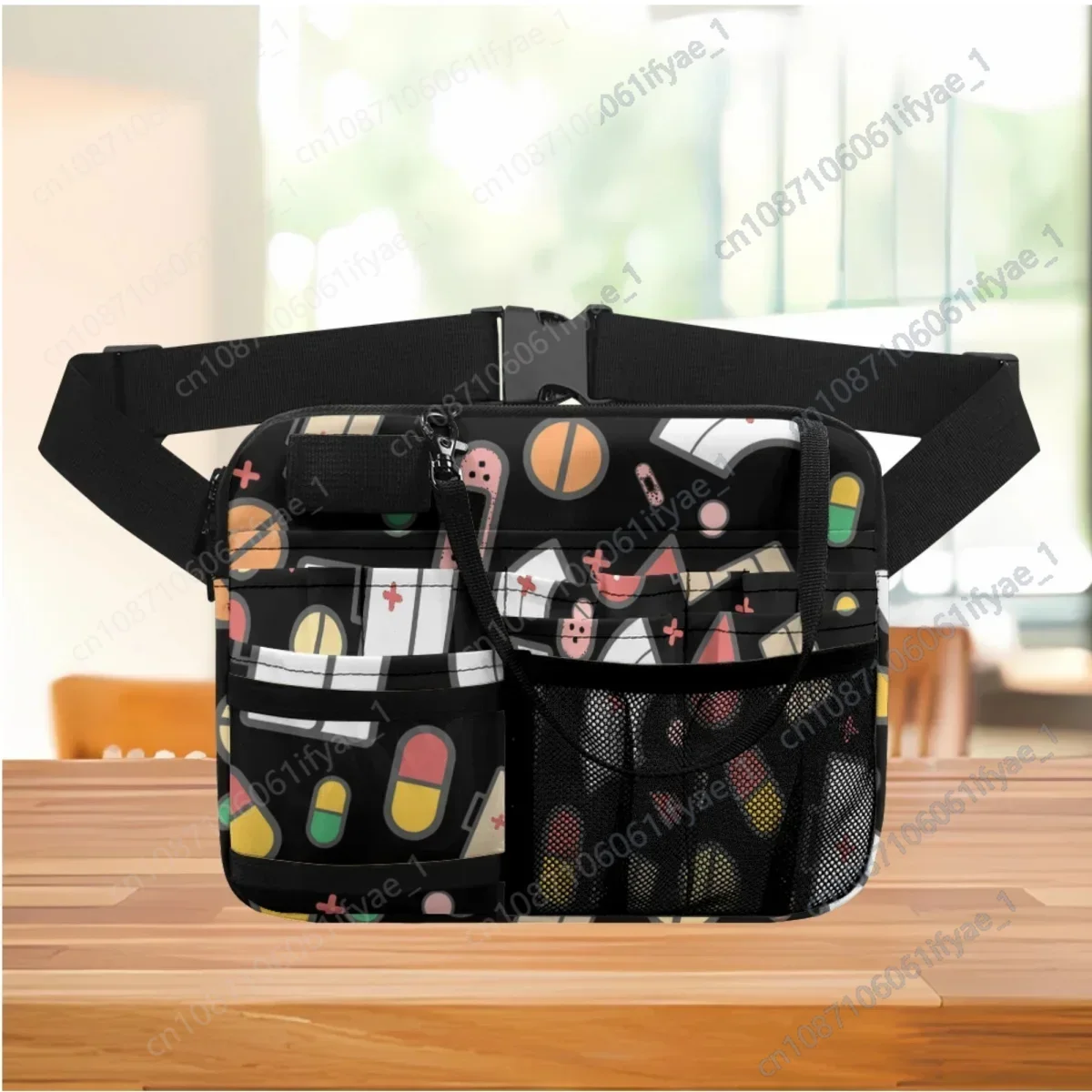 Medical Nursing Shoulder Pouch Adjustable Waist Strap Practical Multi Pocket Waist Bag Female Organizer Belt Bags bolsa feminina