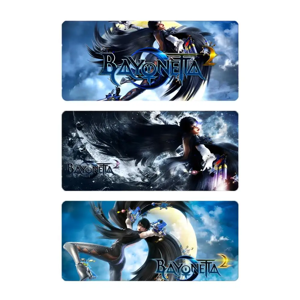 Cool Action Game b-Bayonetta Mouse Pad Mousepad Large Gaming LockEdge Thickened PC Table Desk Mat