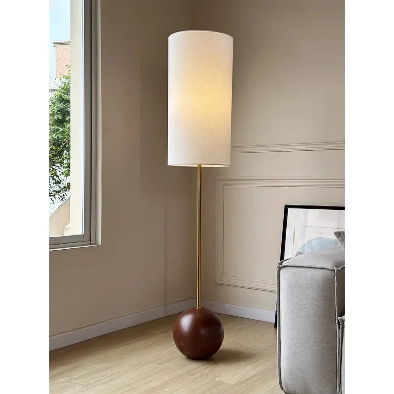 

Japanese Led Floor Lamps for Living Room Sofa Side Remote Control Dim Vertical Lamp Bedroom Bedside Creative Cozy Bedside Lights