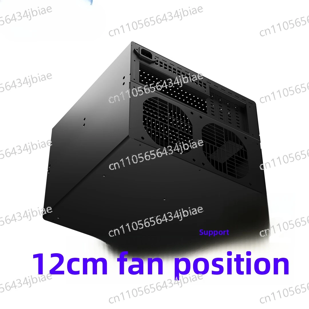 PCI-E 1U power supply N10 NAS chassis with 10+2 disk slots, motherboard, black group,
