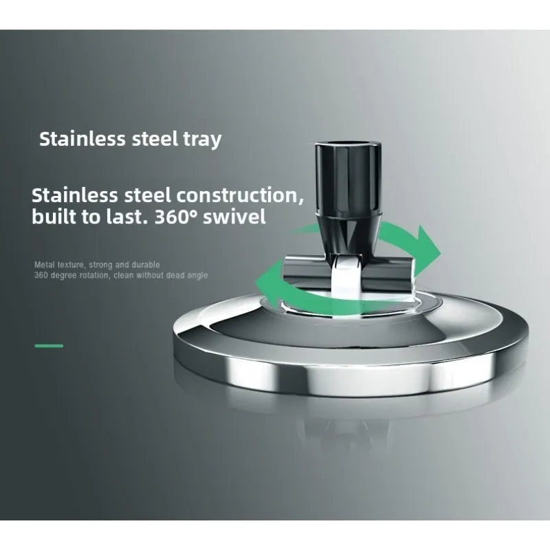 For Mop Revolving Stainless Steel Household Floor Mop Replacement Automatic Mop Spin Cleaning Home Tools